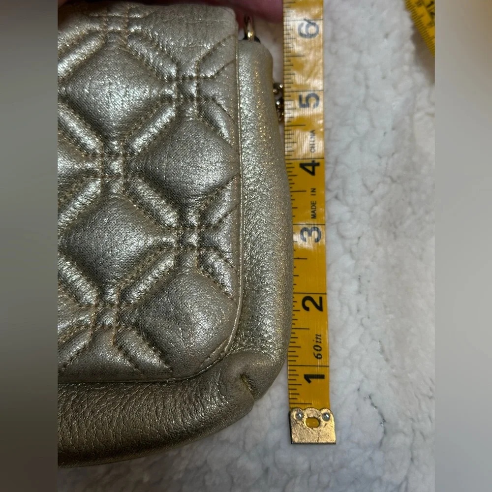 Kate Spade Astor Court Naomi Quilted Leather Crossbody Bag Gold Tone